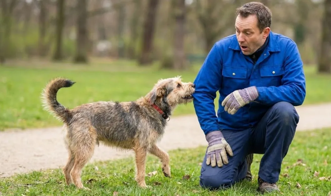 Dog bite incident in a public park showing strict liability under California dog bite law